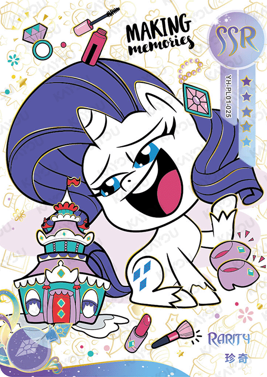 YH-PL01-025 KAYOU MLP Qi Meng Party Edition Qi Meng Party 1 SSR bundle card