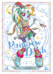 ML01-DA-003L5 KAYOU MLP Friendship Sonic Boom Book Edition Friendship Sonic Boom Book DA bundle card