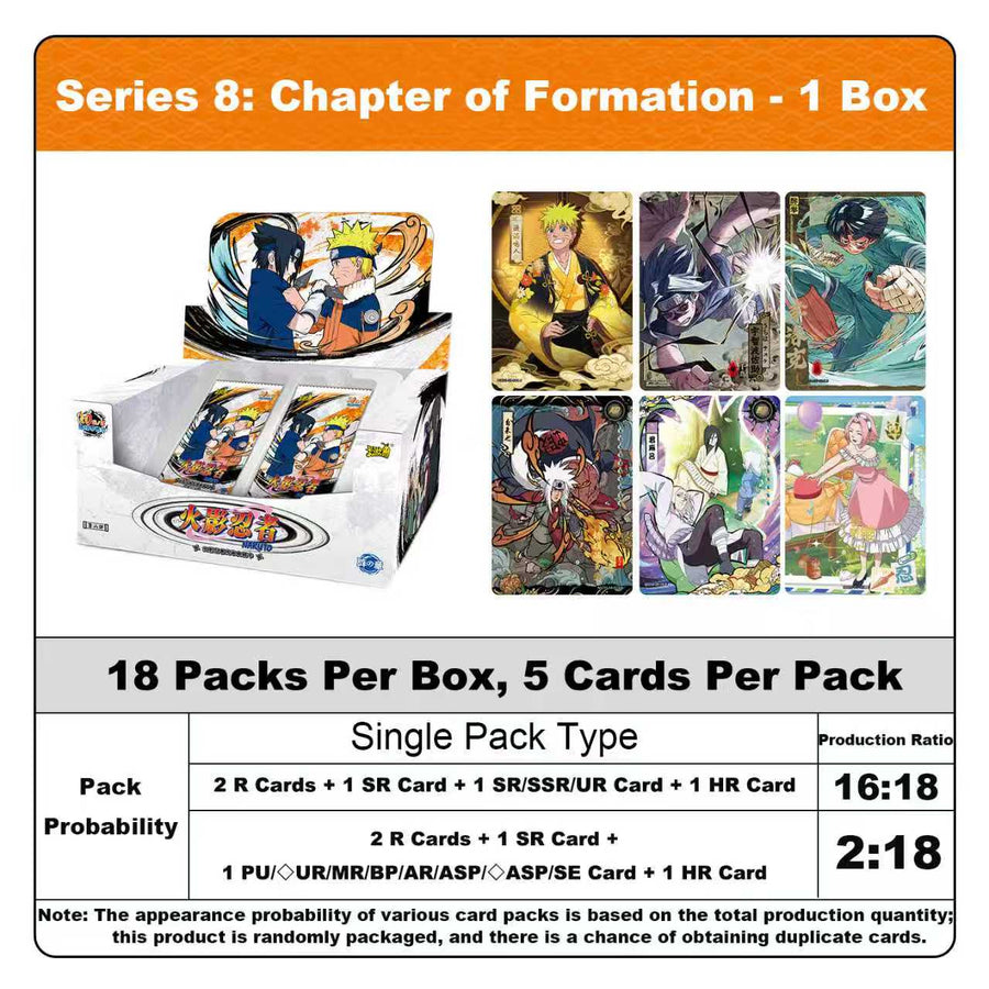KAYOU NARUTO: Tier 4 Wave 8 (Array Chapter) Booster Box - Official Chinese Edition