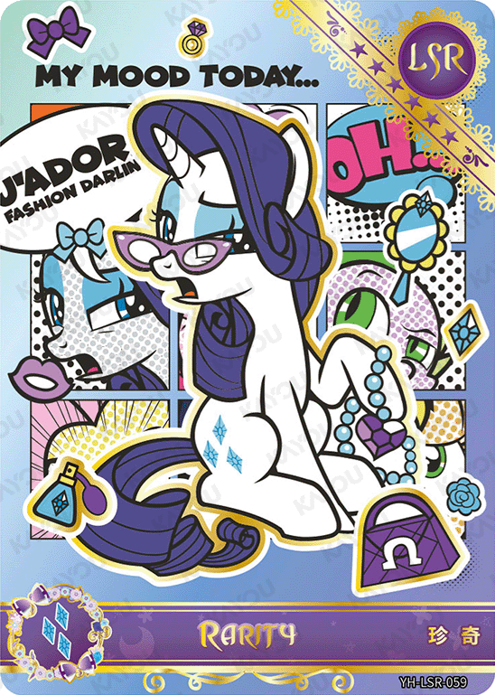YH-LSR-059 KAYOU MLP Moon Edition Moon 4 LSR bundle card