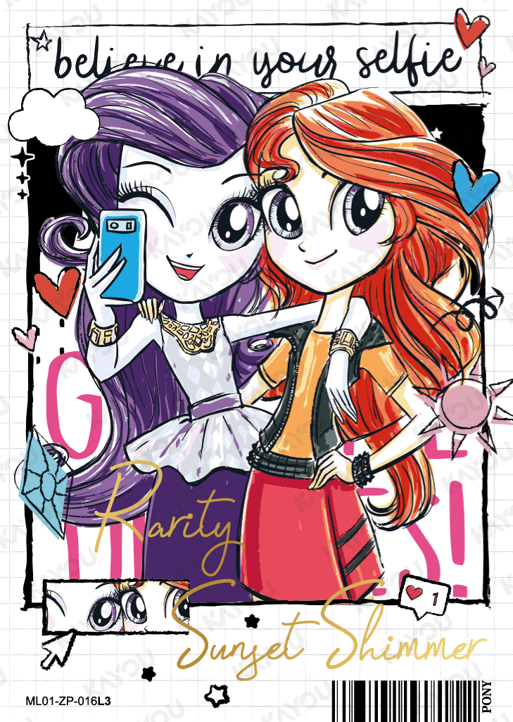 ML01-ZP-016L3 KAYOU MLP Friendship Sonic Boom Book Edition Friendship Sonic Boom Book ZP bundle card