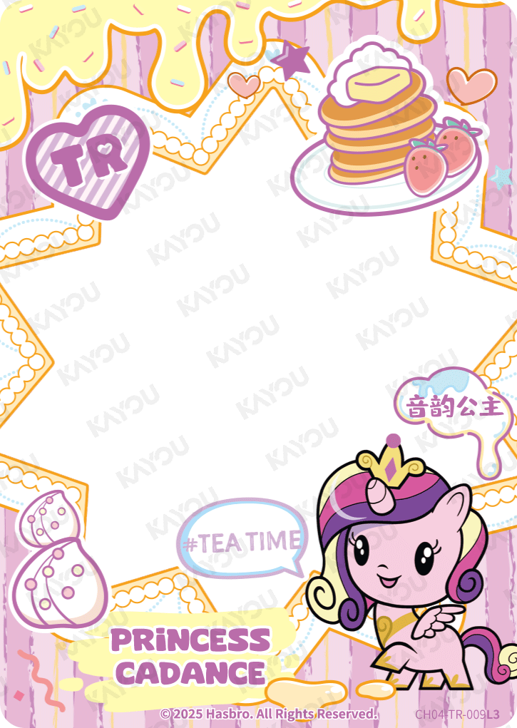 CH04-TR-009L3 KAYOU MLP Rainbow Edition Rainbow 4 TR bundle card