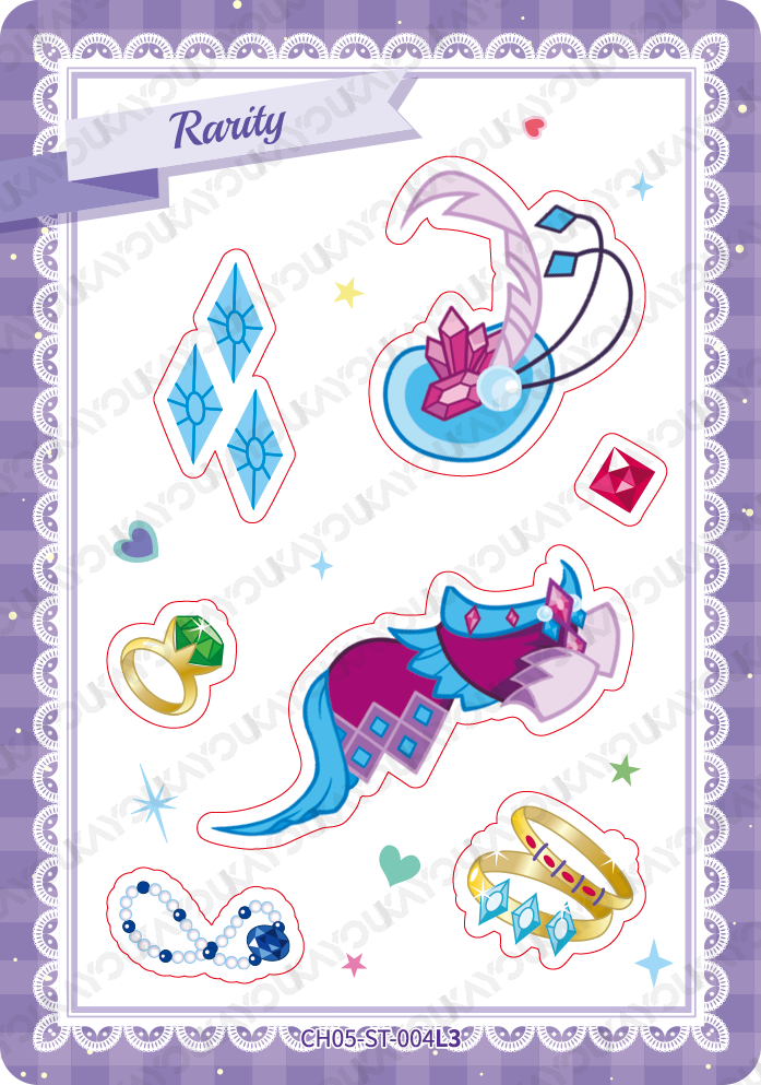 CH05-ST-004 KAYOU MLP Rainbow Edition Rainbow 5 ST bundle card