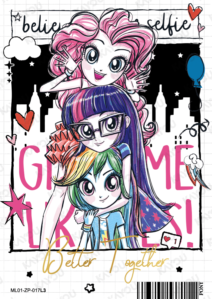 ML01-ZP-017L3 KAYOU MLP Friendship Sonic Boom Book Edition Friendship Sonic Boom Book ZP bundle card