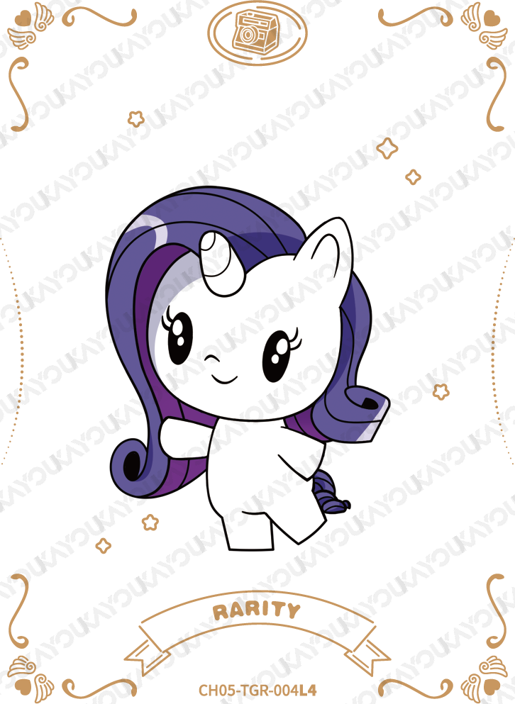 CH05-TGR-004 KAYOU MLP Rainbow Edition Rainbow 5 TGR bundle card
