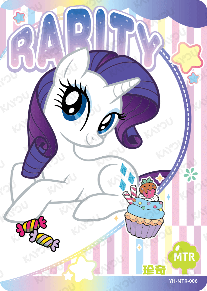 YH-MTR-006 KAYOU MLP Rainbow Edition Rainbow 3 MTR bundle card