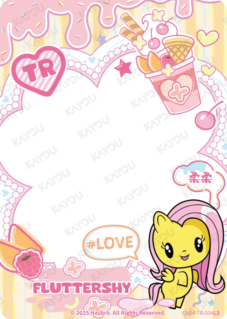 Rainbow 4 TR CH04-TR-004L3 - Fluttershy - source e230dc1d147b618a