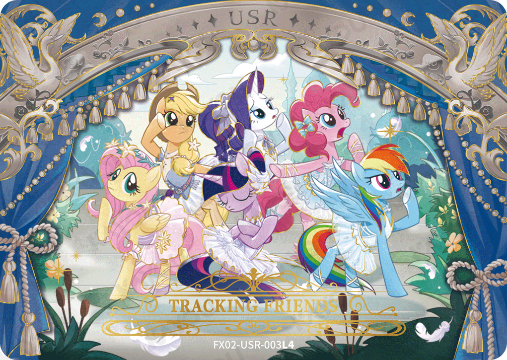 Star 2 USR FX02-USR-003 - Fluttershy, Pinkie Pie, Applejack, Rarity, Rainbow Dash, Twilight Sparkle - source c15a9994f164c87d