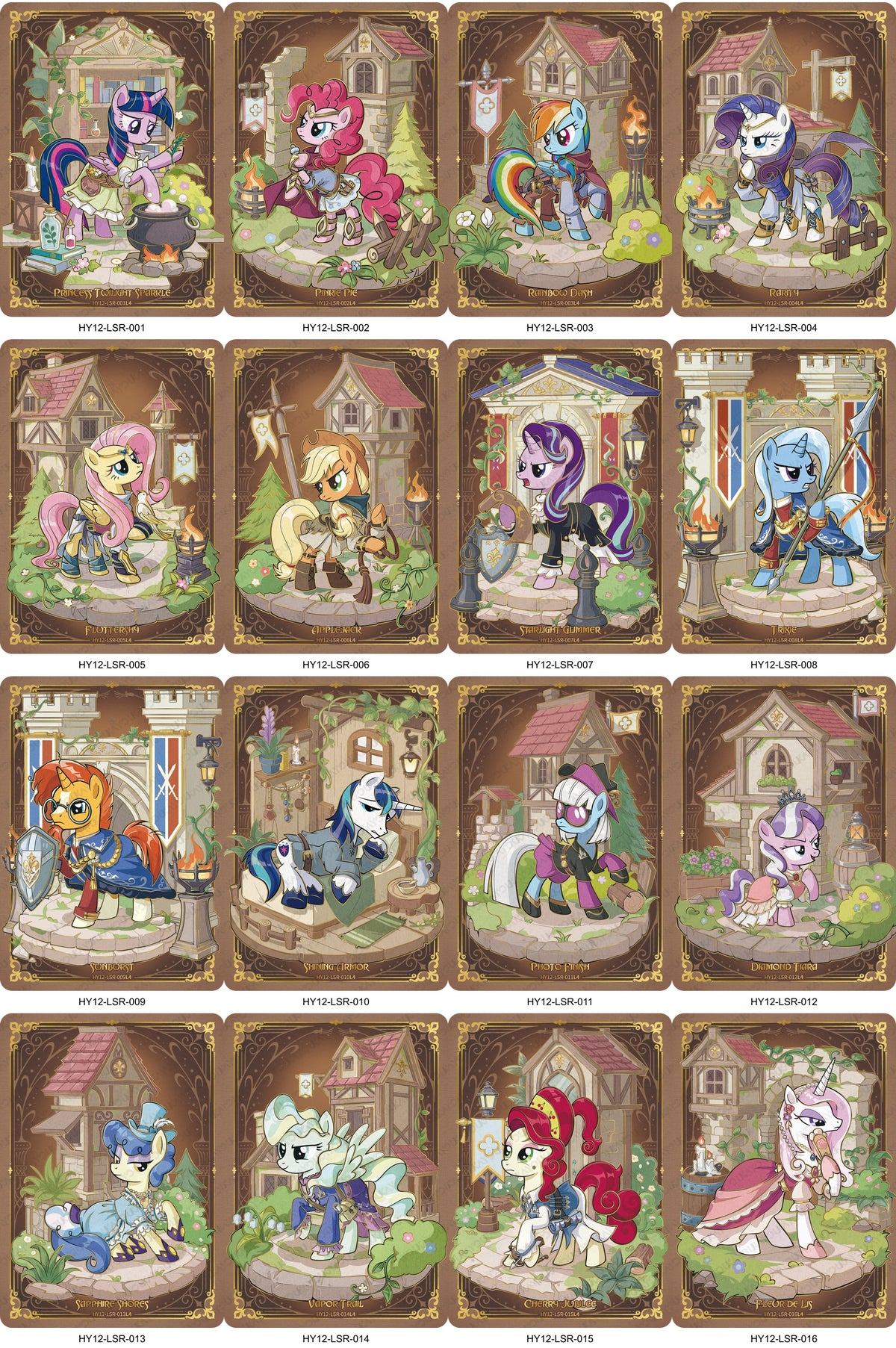 HY12-LSR-BUNDLE | KAYOU MLP Moon 12 LSR complete 16-card bundle | HY12-LSR-001L4 through HY12-LSR-016L4
