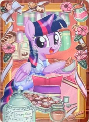 KAYOU My Little Pony Crispy Rice crossover Twilight Sparkle promotional card