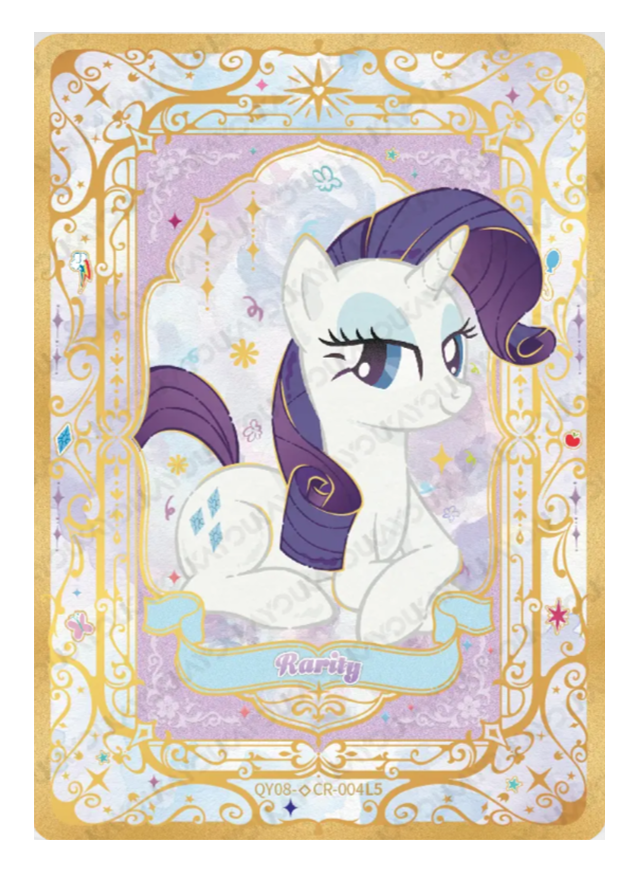 QY08-◇CR-004L5 - Rarity KAYOU MLP single card