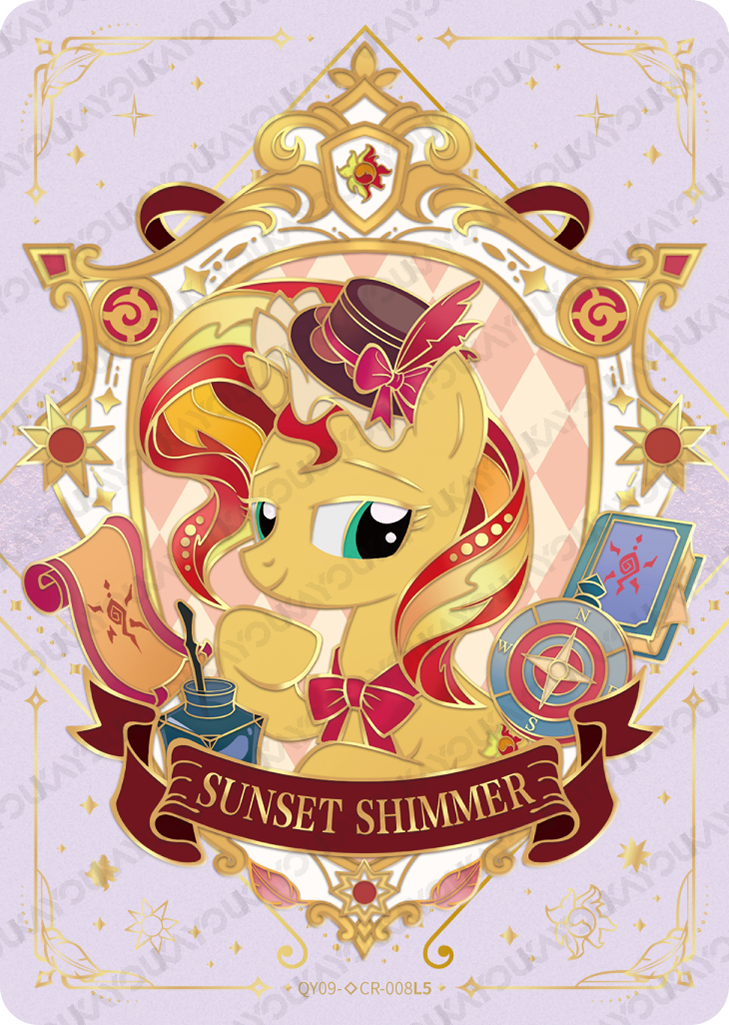QY09-◇CR-008 KAYOU My Little Pony Fun Moments Edition 9 Hidden Diamond CR single card