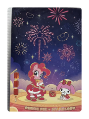 SANXMLP-NL-002 Sanrio x My Little Pony New Year card on white background