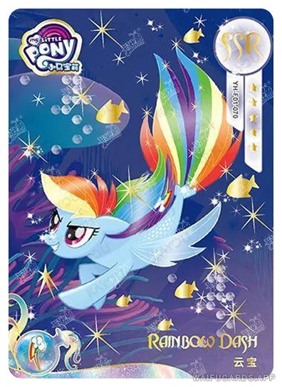 YH-F01-070 KAYOU MLP Rainbow Edition Rainbow 1 SSR single card