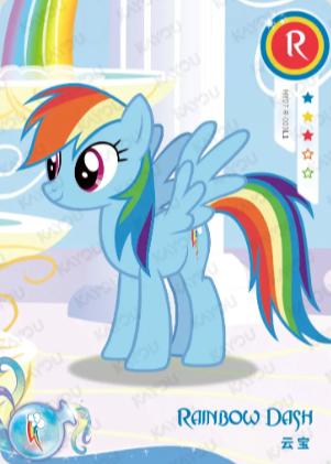 HY07-R-003 - KAYOU MLP Fun Moments Edition Chinese Series 4 (T2W4) R card