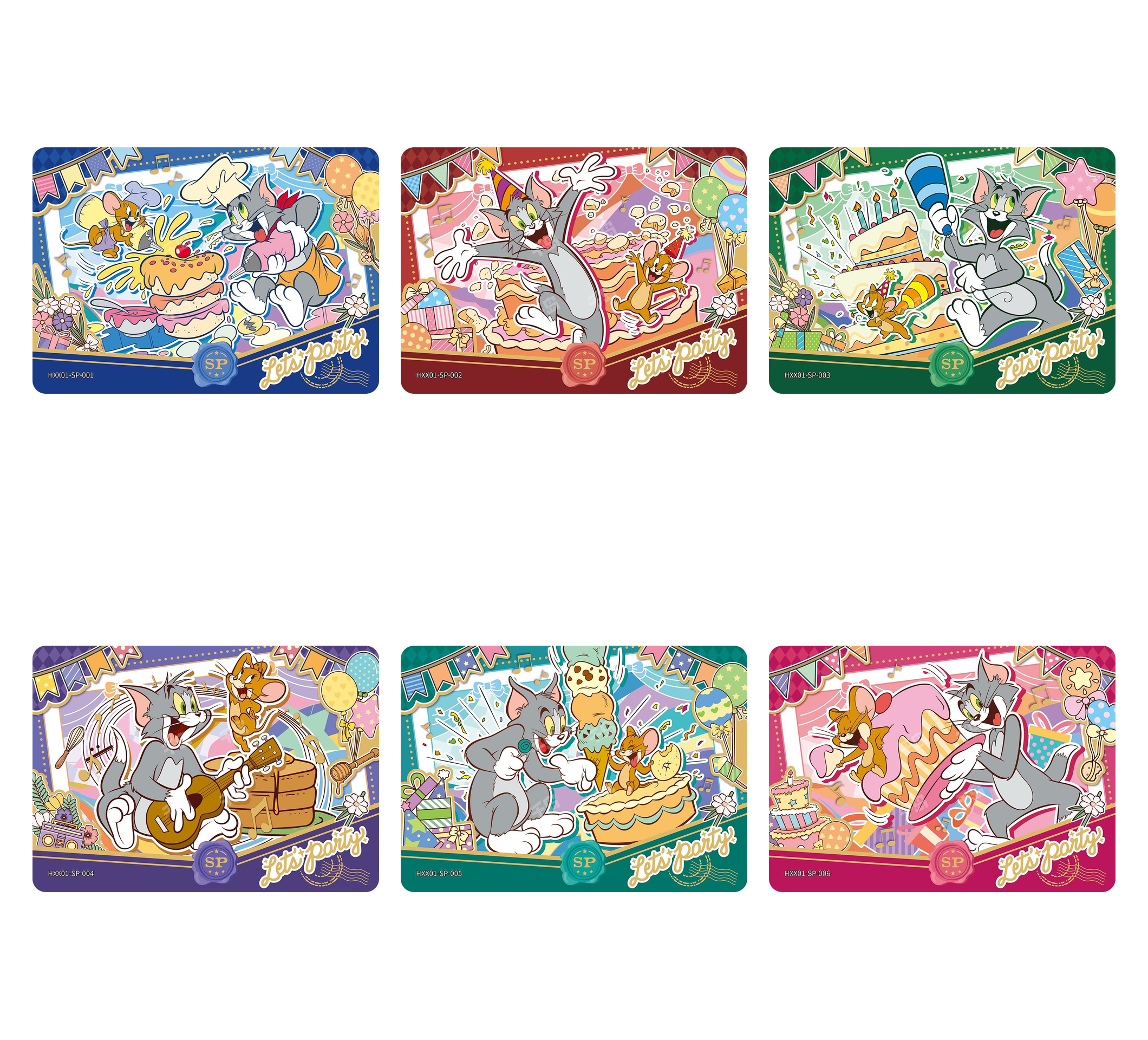 KAYOU Tom and Jerry Variety Booster Series 1 SP TAJ-68070401-SP-BUNDLE exact six-card bundle
