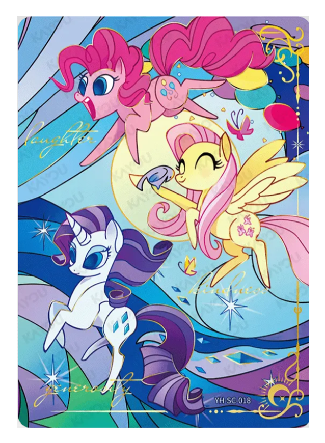 YH-SC-018 YH-SC-018 - Pinkie Pie, Fluttershy & Rarity SC single card