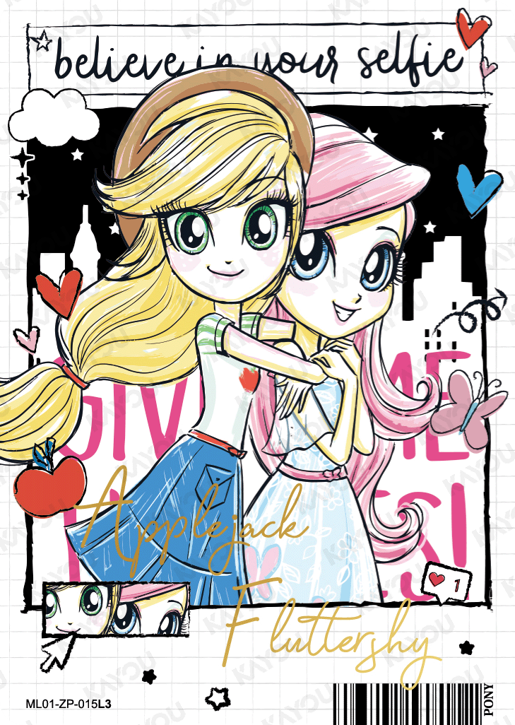 ML01-ZP-015L3 KAYOU MLP Friendship Sonic Boom Book Edition Friendship Sonic Boom Book ZP bundle card