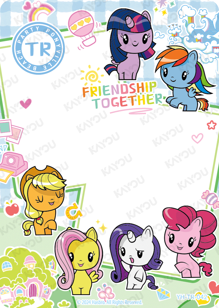 YH-TR-042 KAYOU MLP Rainbow Edition Rainbow 3 TR bundle card