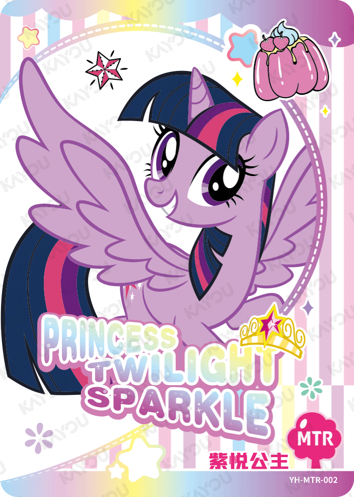 YH-MTR-002 KAYOU MLP Rainbow Edition Rainbow 3 MTR bundle card