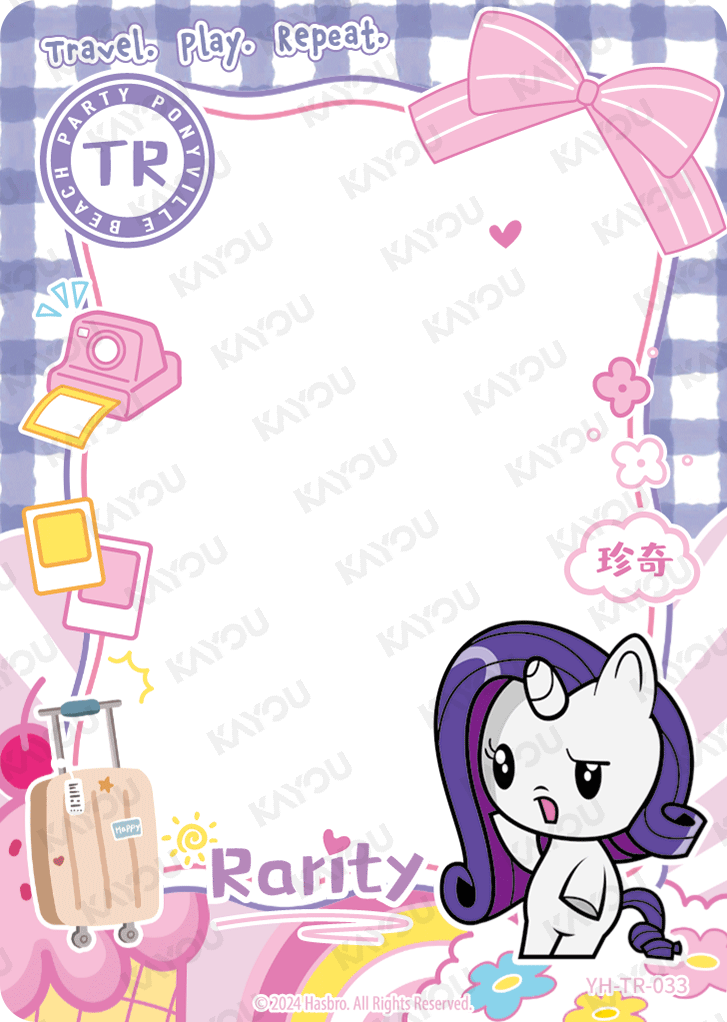 YH-TR-033 KAYOU MLP Rainbow Edition Rainbow 3 TR bundle card
