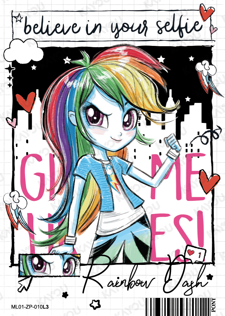 ML01-ZP-010L3 KAYOU MLP Friendship Sonic Boom Book Edition Friendship Sonic Boom Book ZP bundle card