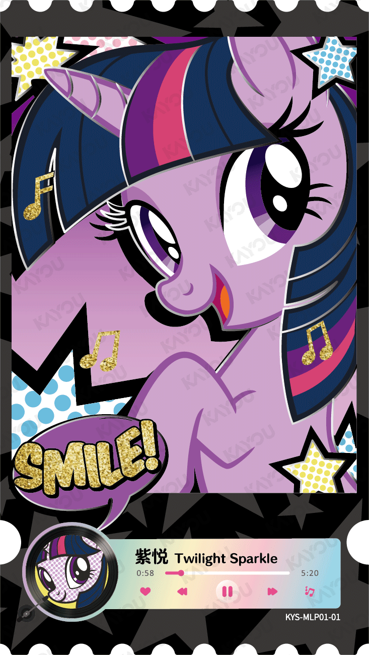 KYS-MLP01-01 KAYOU MLP Friendship Treasure Edition Friendship Treasure 1 Music Festival Commemorative Ticket bundle card