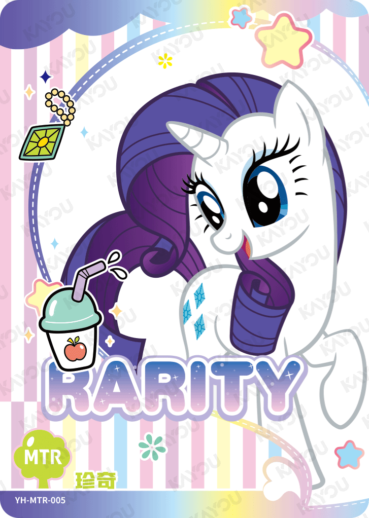 YH-MTR-005 KAYOU MLP Rainbow Edition Rainbow 3 MTR bundle card
