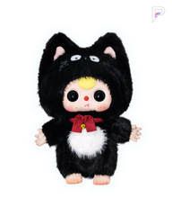 Baby Three Bravewhisker Plush Doll on white background with PAKRA logo