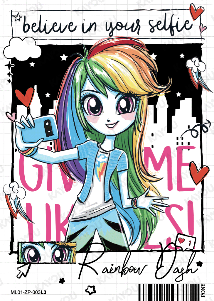 ML01-ZP-003L3 KAYOU MLP Friendship Sonic Boom Book Edition Friendship Sonic Boom Book ZP bundle card