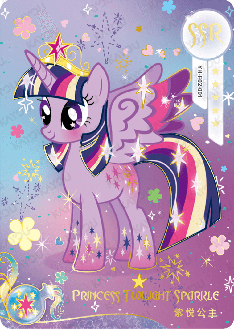 YH-F02-001 KAYOU MLP Rainbow Edition Rainbow 2 SSR bundle card