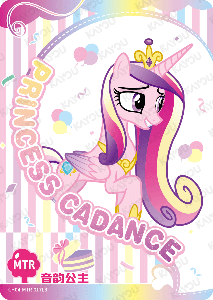 CH04-MTR-017L3 KAYOU MLP Rainbow Edition Rainbow 4 MTR bundle card