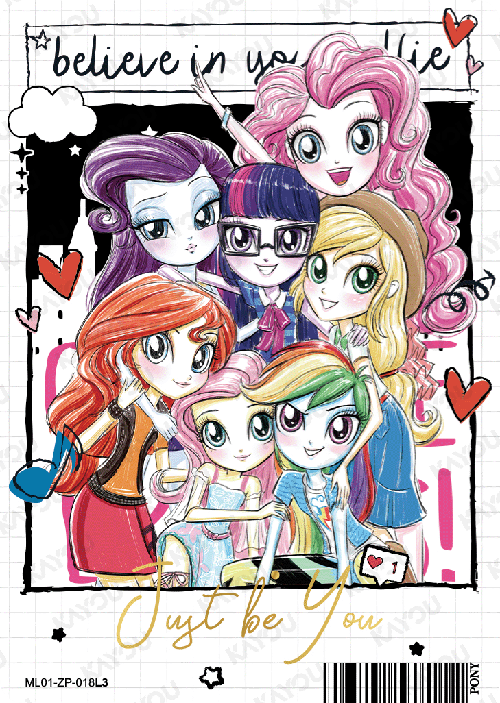 ML01-ZP-018L3 KAYOU MLP Friendship Sonic Boom Book Edition Friendship Sonic Boom Book ZP bundle card