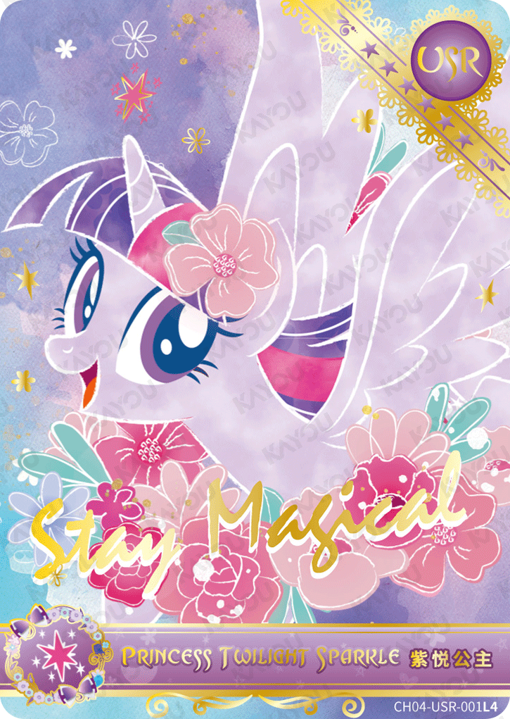 CH04-USR-001L4 KAYOU MLP Rainbow Edition Rainbow 4 USR single card