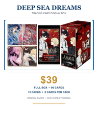 KAYOU The Fallen Merman Deep Sea Dream Series 2 Collectible Card Display Box (18 Packs)