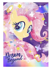 Fluttershy - DQ x My Little Pony 2024 Dream Beyond foil collaboration single card
