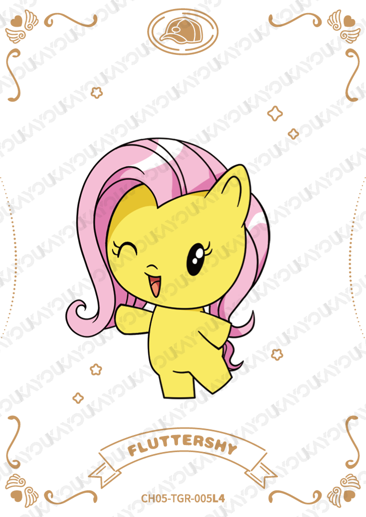 CH05-TGR-005 KAYOU MLP Rainbow Edition Rainbow 5 TGR bundle card