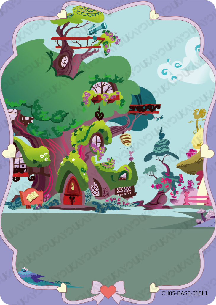 CH05-BASE-015 KAYOU MLP Rainbow Edition Rainbow 5 BASE bundle card