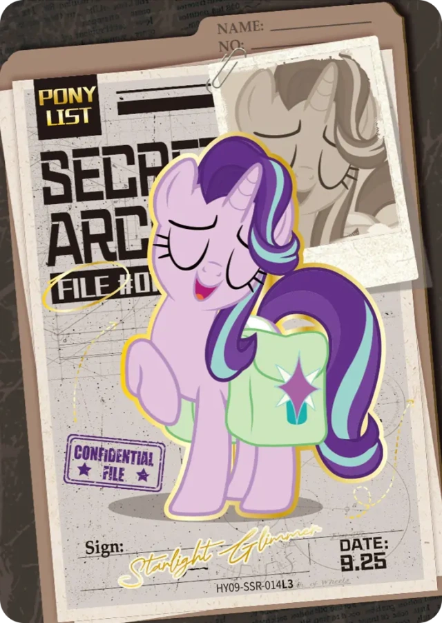 HY09-SSR-014 KAYOU MLP Rainbow Edition Rainbow 5 SSR bundle card
