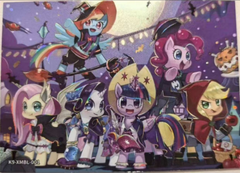 KAYOU My Little Pony K9-XMBL-001 Halloween Mane Six card design reference; not a photo of the CCG 8.5 graded item.
