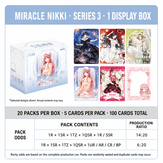 KAYOU Miracle Nikki Transforming Star Miaosi Pack Series 3 Box