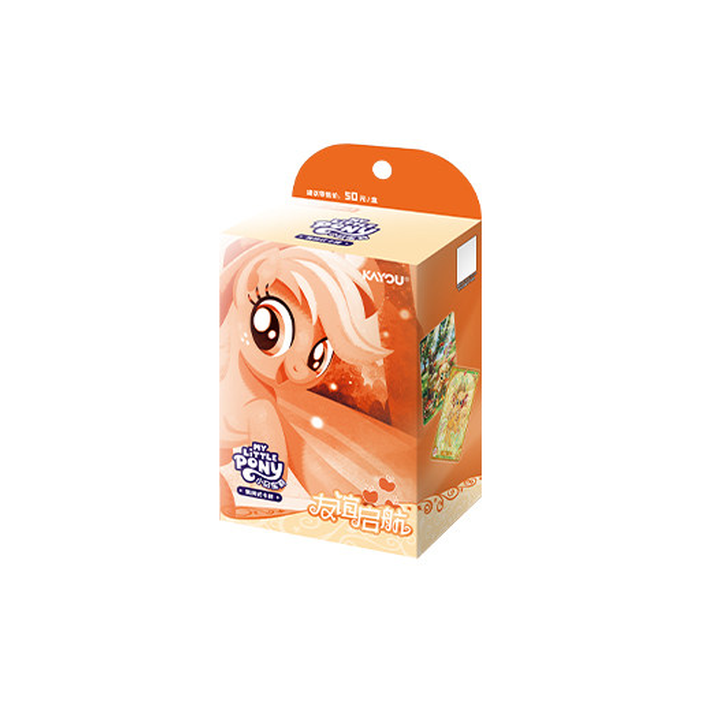 KAYOU MLP Friendship Voyage Applejack starter deck box on white background