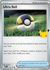 Pokémon Ultra Ball 30C-128/128 — English Single Card