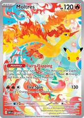 Pokémon Moltres 30C-130/128 — English Single Card