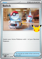 Pokémon Switch 30C-127/128 — English Single Card