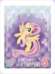 Fluttershy single card, low-resolution reference preview