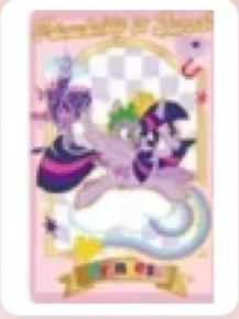 Friendship Magic — Twilight Sparkle & Spike — low-resolution reference crop; one individual card