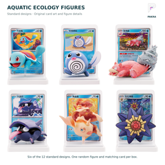 Aquatic Ecology standard figure and matching card lineup, group 1, English guide