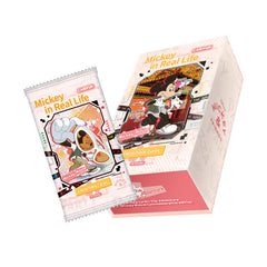Card.fun Mickey in Real Life / Mickey Mouse Commemorative Edition collectible card box and packs on a white background