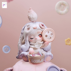 CHAKA Stitch by Stitch The Perfect Button figure, official detail photograph with PAKRA logo; background props are not included